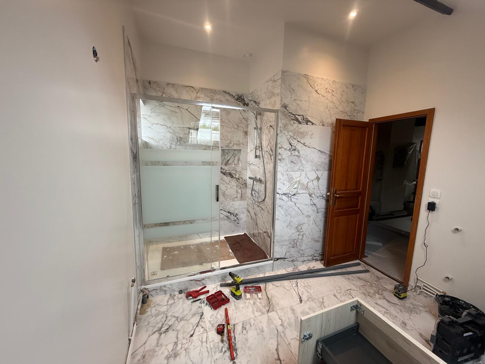 Salle de bain double vasque Osny 6