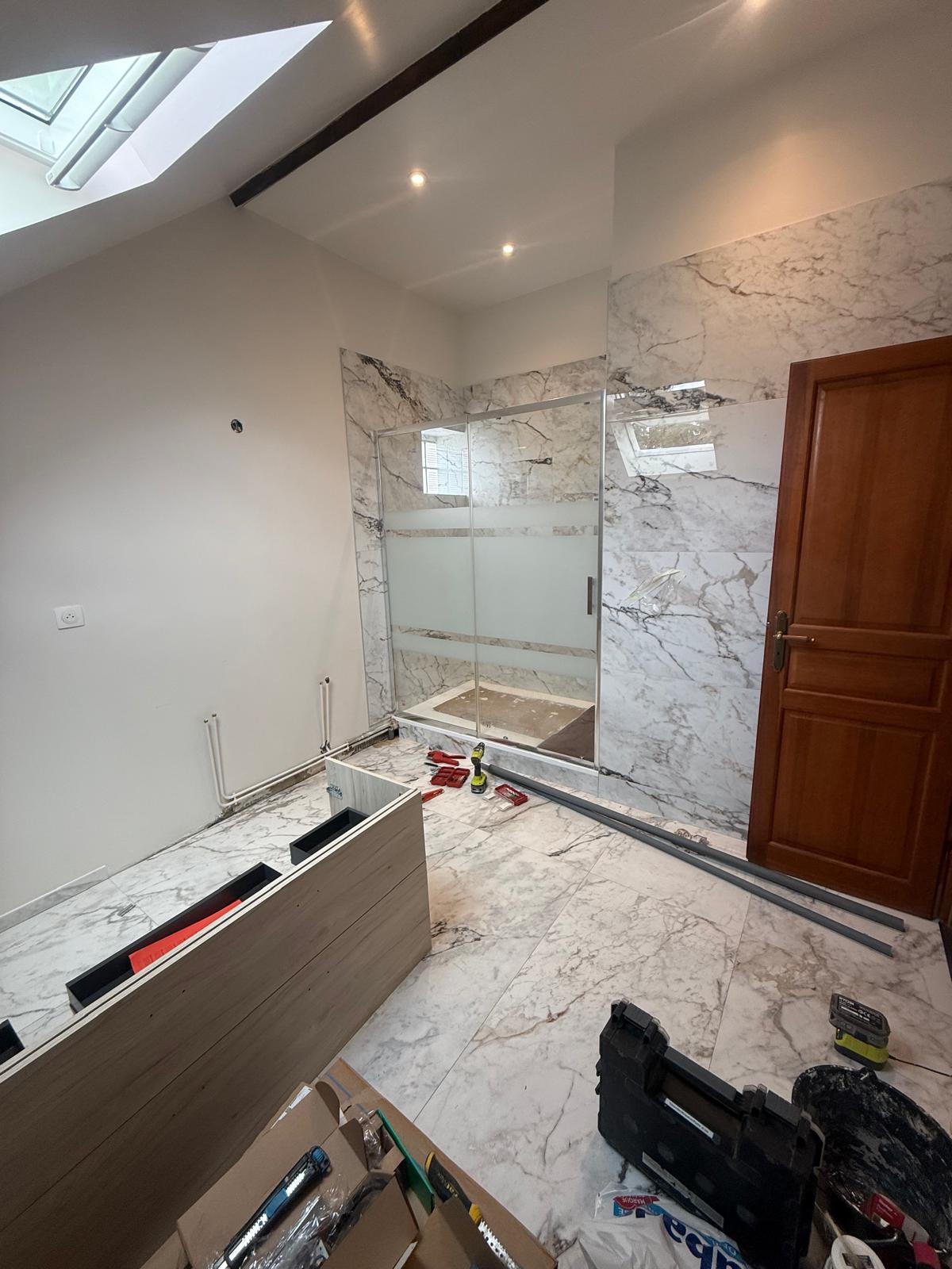 Salle de bain double vasque Osny 4